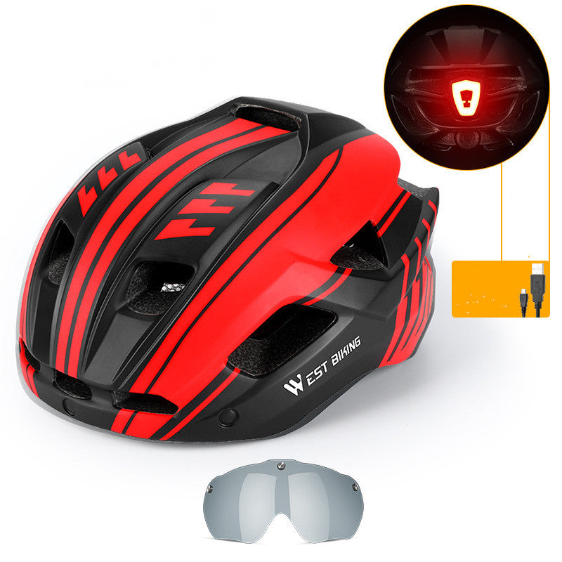 Cycling Helmet Integrated With Goggles Helmet Mountain Road Bike Helmet Equipment - SuperSelect MKT