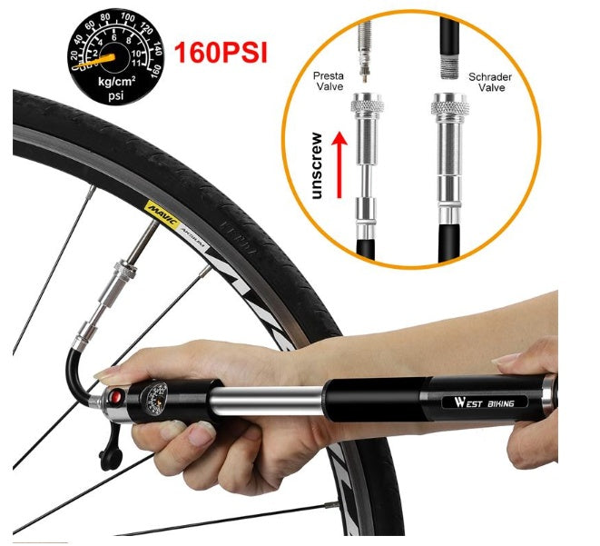 WEST BIKING Bicycle Pump Hand