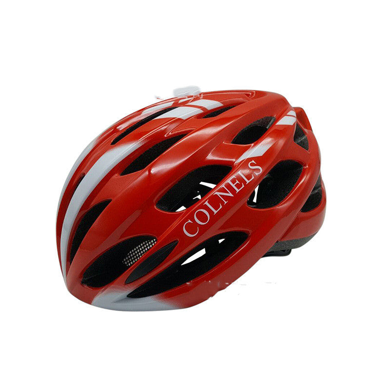 Bicycle helmet with taillight warning light glowing insect screen - SuperSelect MKT