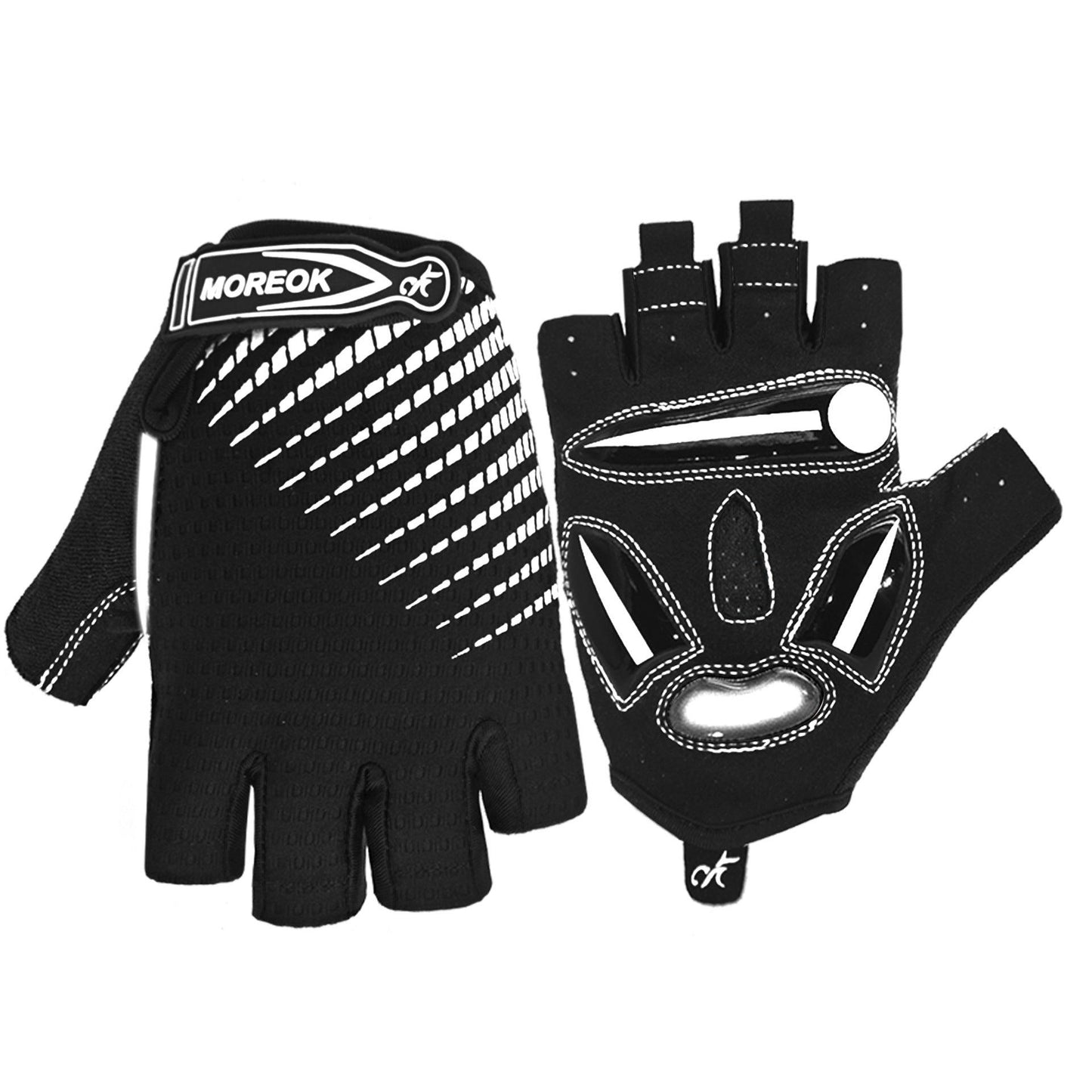 Bicycle Half Finger Reflective Gloves - SuperSelect MKT