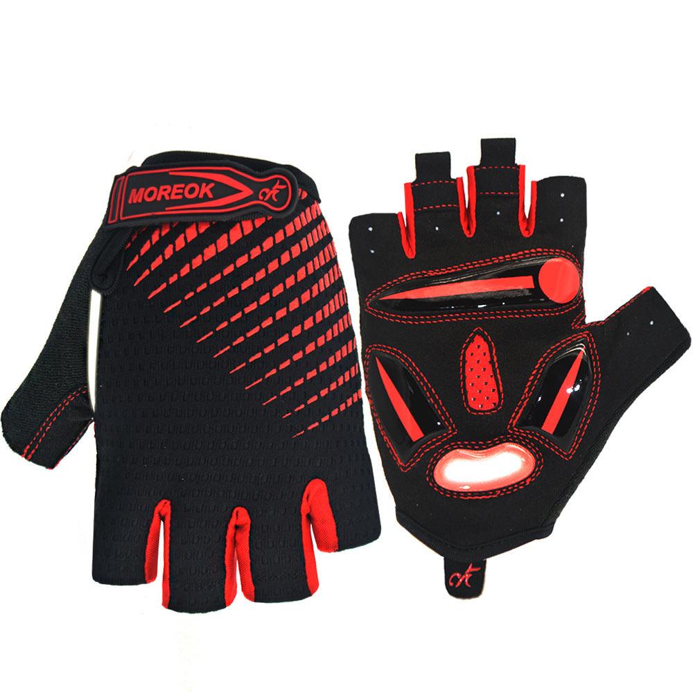 Bicycle Half Finger Reflective Gloves - SuperSelect MKT