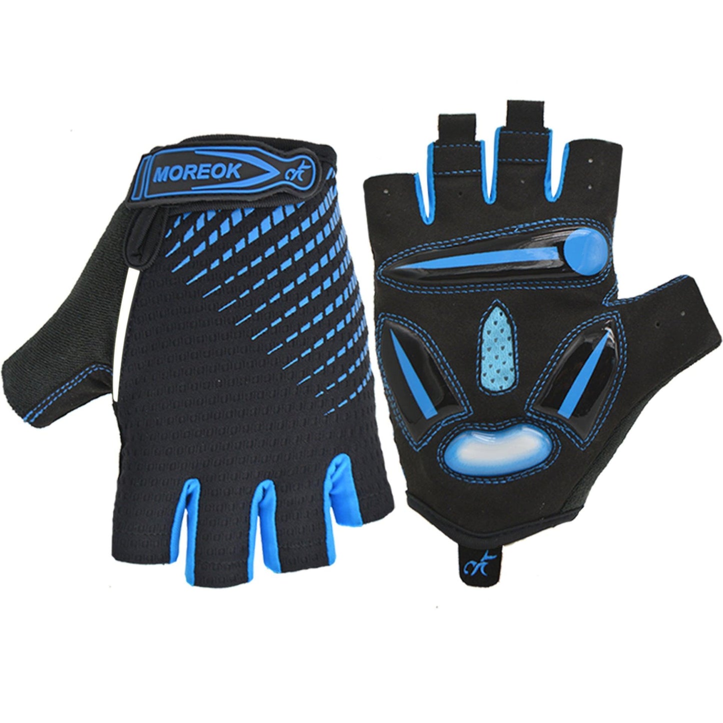 Bicycle Half Finger Reflective Gloves - SuperSelect MKT