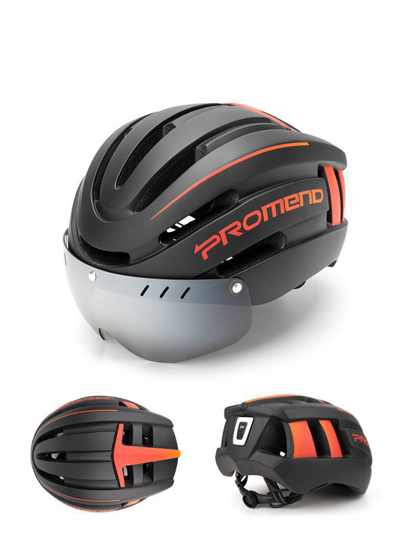 PROMENO - MTB Helmet with back LED Light - SuperSelect MKT