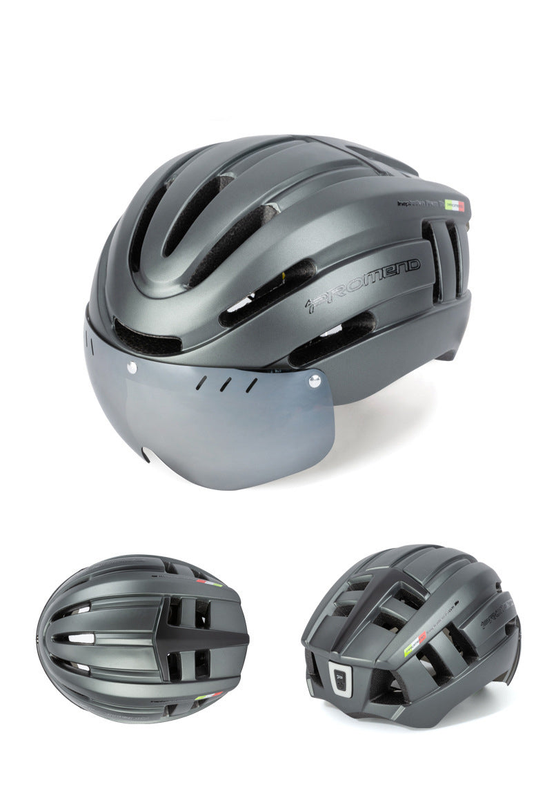 PROMENO - MTB Helmet with back LED Light - SuperSelect MKT