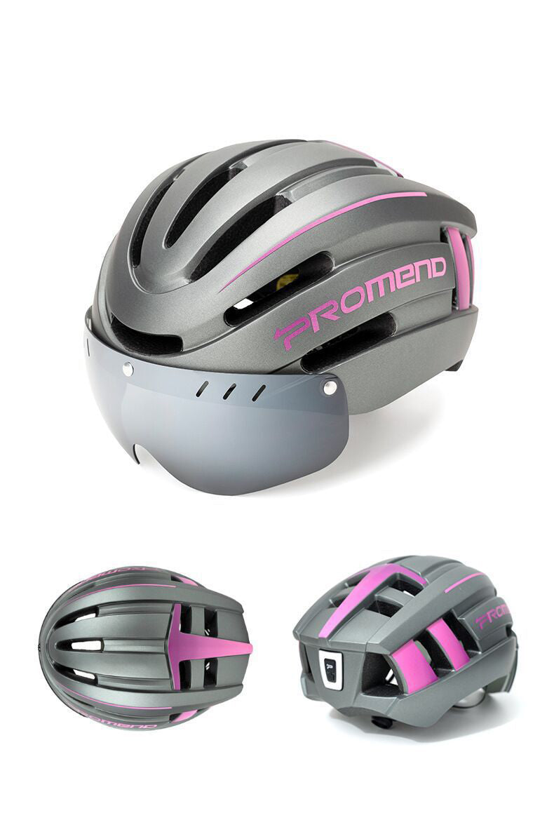 PROMENO - MTB Helmet with back LED Light - SuperSelect MKT