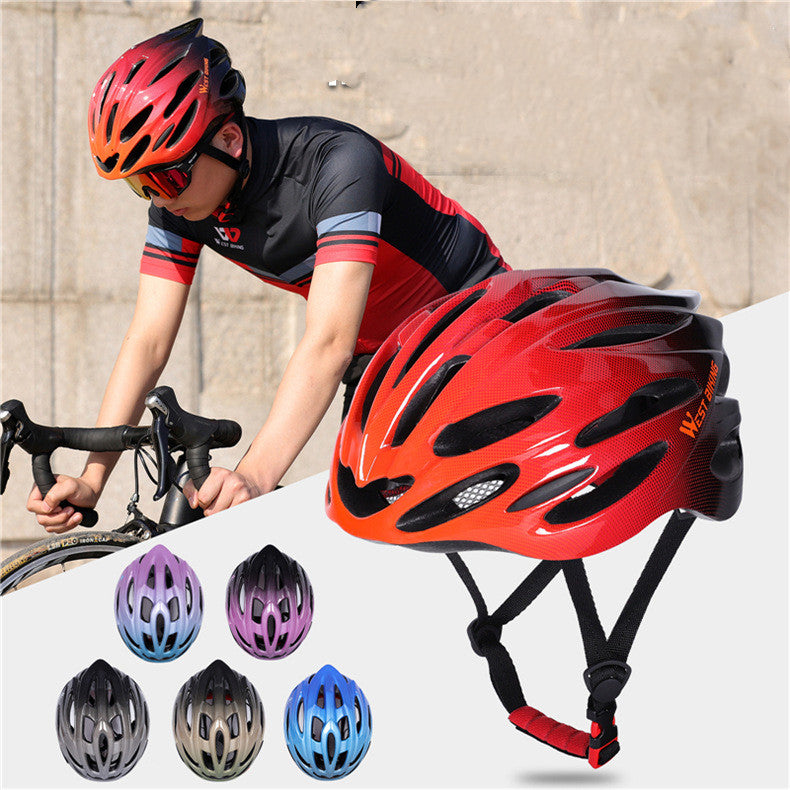 One-piece Helmet Riding Equipment Bicycle gradient helmet - SuperSelect MKT