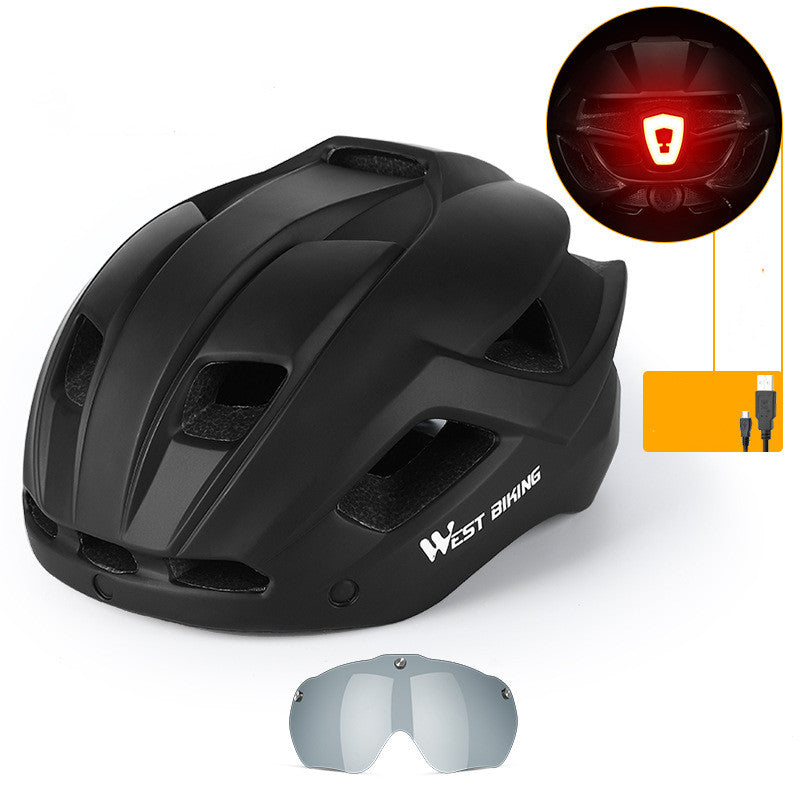 Cycling Helmet Integrated With Goggles Helmet Mountain Road Bike Helmet Equipment - SuperSelect MKT