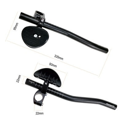 Bicycle Rest TT Handlebar Clip On Aero Bars Handlebar Extension Triathlon