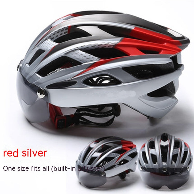 Bicycle Helmet - Integrated Goggles - SuperSelect MKT