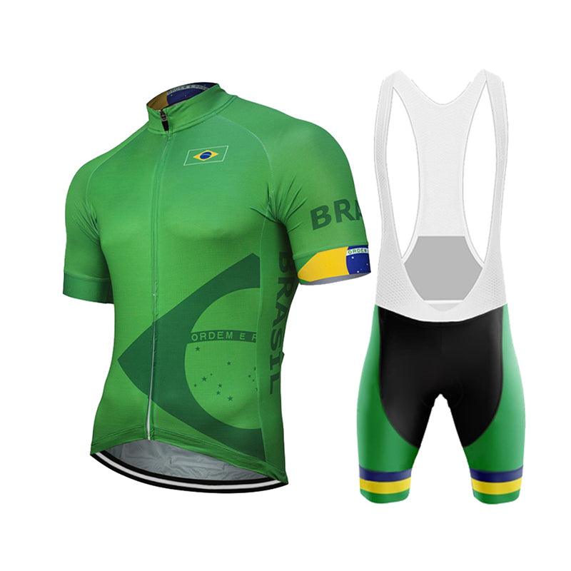 Summer Brazil Team Cycling Jersey Men's Tracksuit - SuperSelect MKT