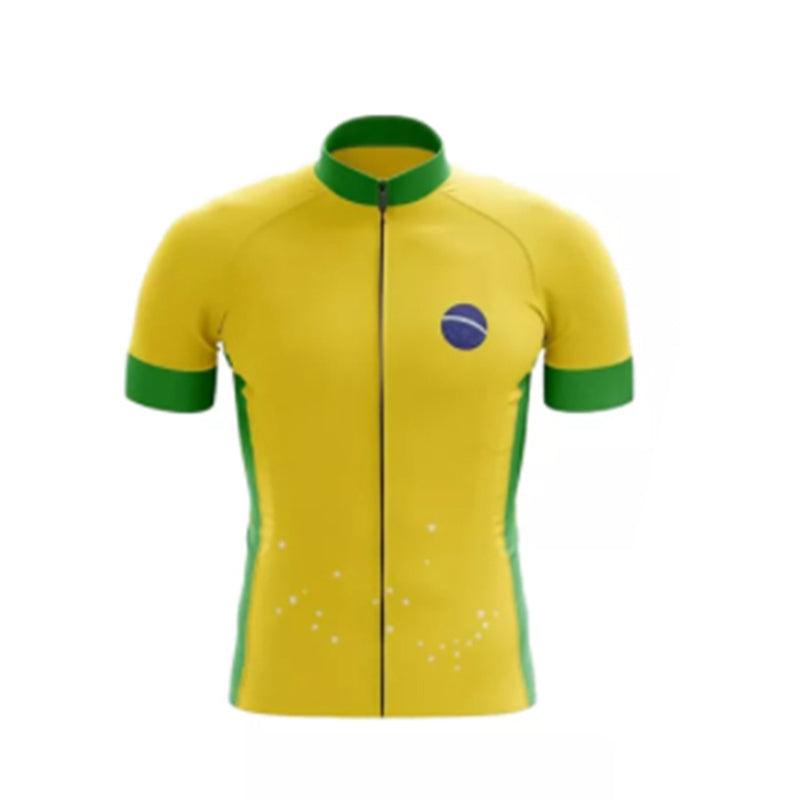 Summer Brazil Team Cycling Jersey Men's Tracksuit - SuperSelect MKT