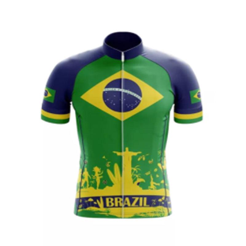 Summer Brazil Team Cycling Jersey Men's Tracksuit - SuperSelect MKT