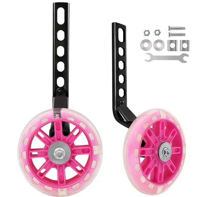 Bike Training Wheels Mute Flash Wheels