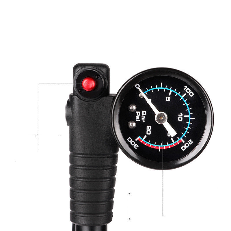 Bicycle High-pressure Inflator Front Fork Rear Bladder Tire Shock Absorber