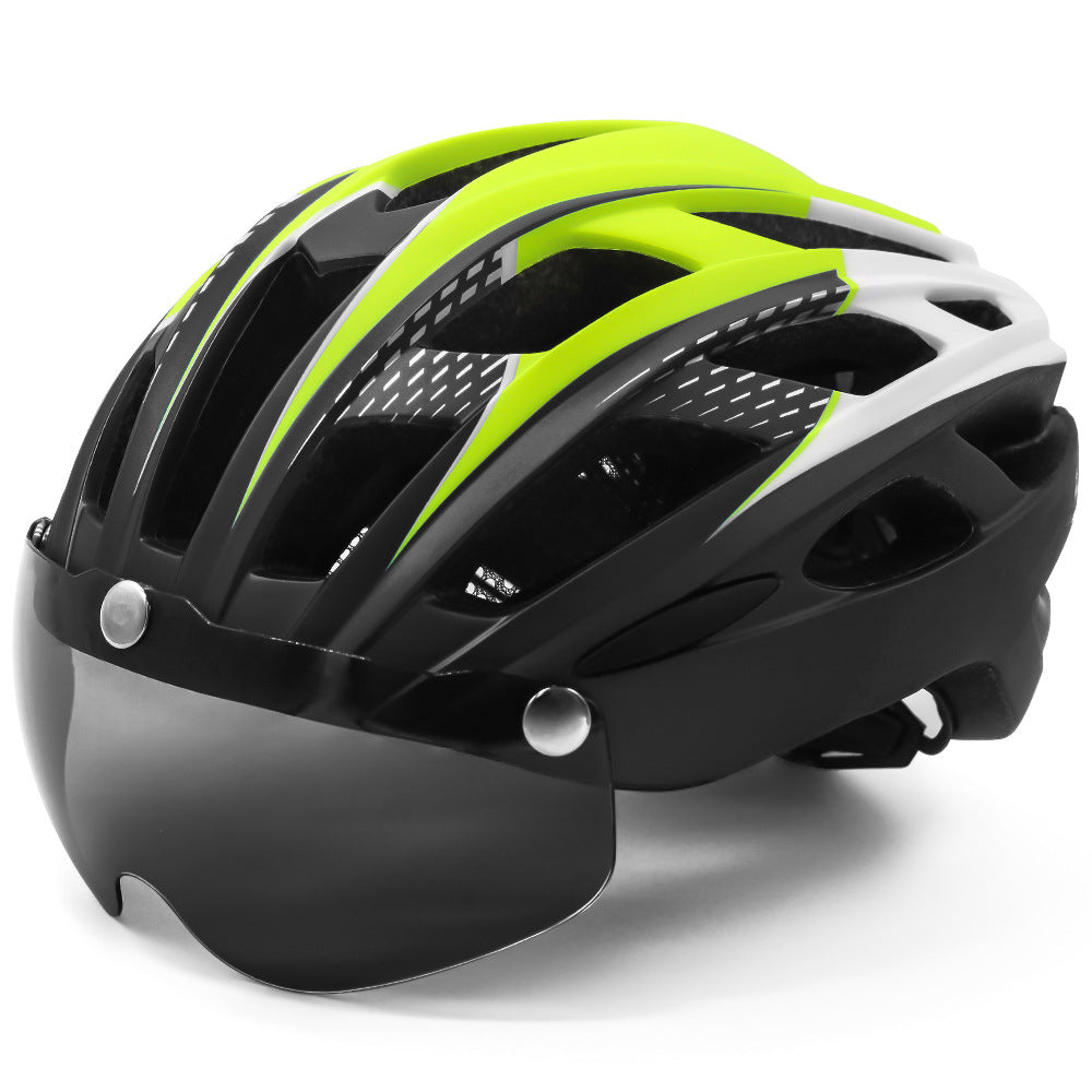 Bicycle Helmet - Integrated Goggles - SuperSelect MKT